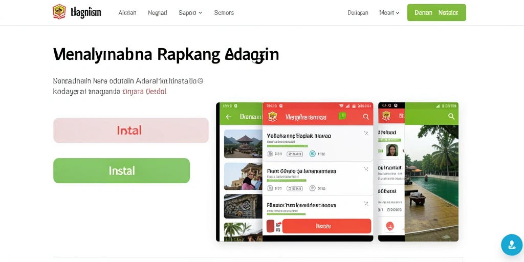 Tampilan antarmuka utama 666J yang menarik.