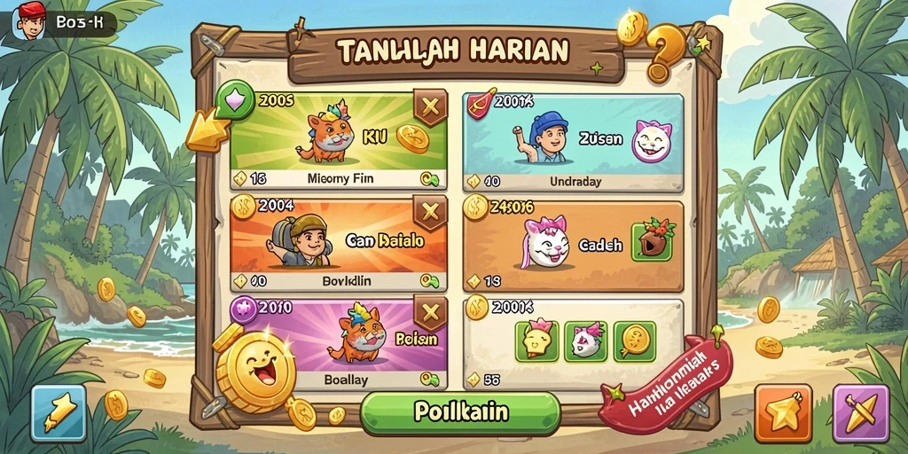 Tampilan antarmuka yang menarik dan modern.
