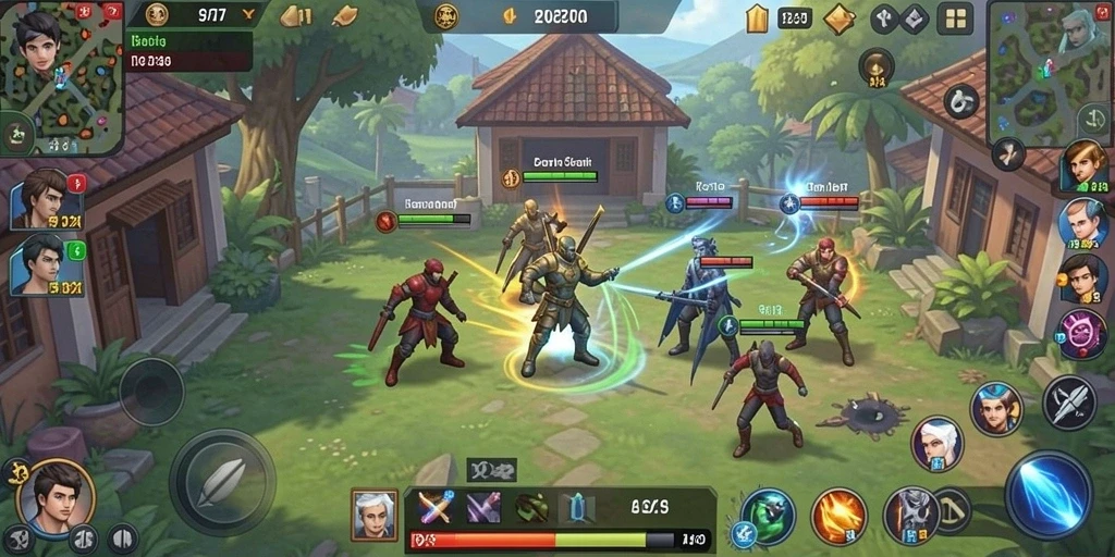 Screenshot dari tampilan antarmuka permainan yang menarik.