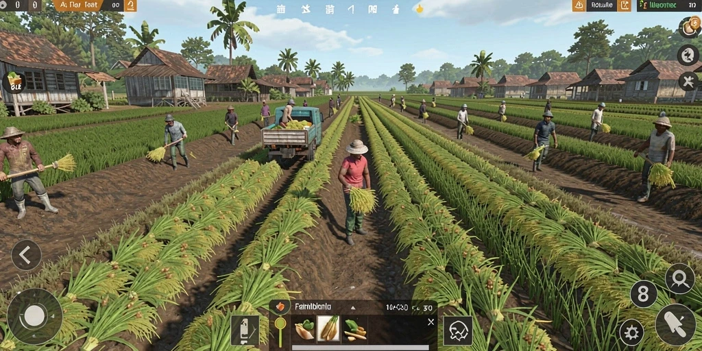 Screenshot menunjukkan petualangan seru dalam game.
