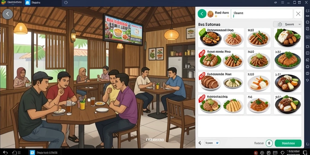 Tampilan antarmuka yang menarik dan mudah digunakan.