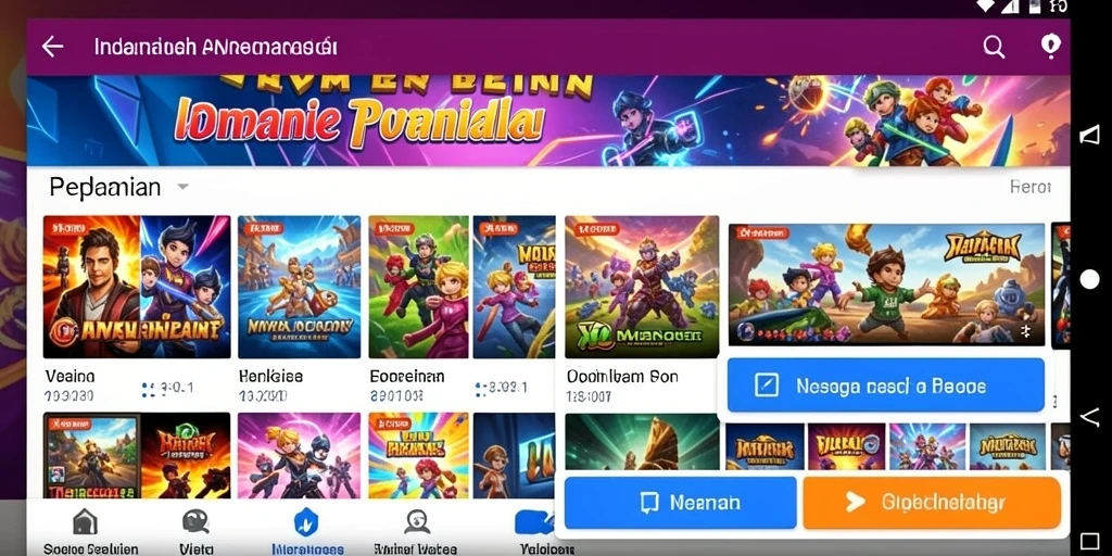 Tampilan antarmuka aplikasi yang modern dan menarik.