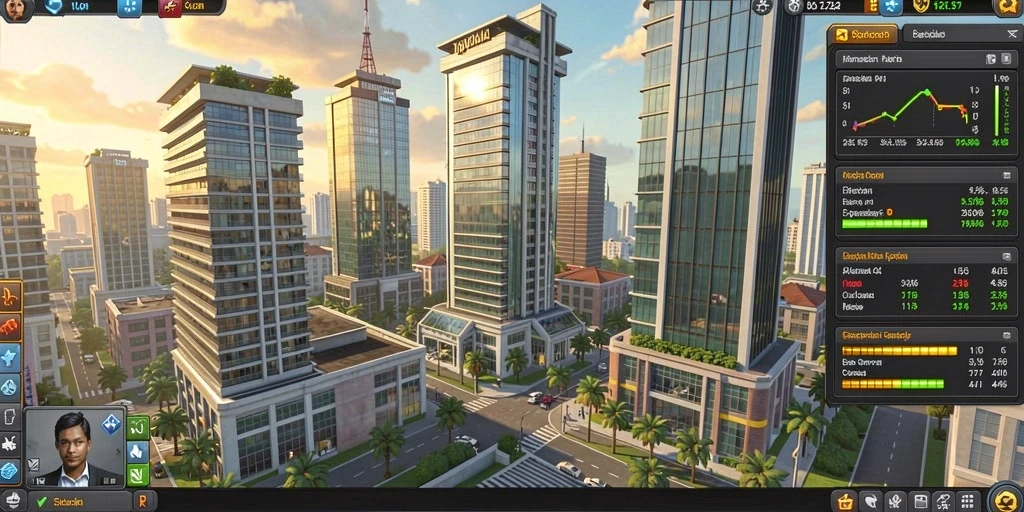 Tangkapan layar menampilkan karakter utama di level awal.