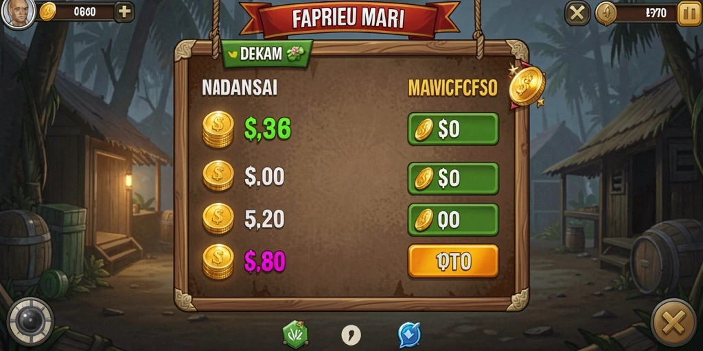 Tampilan awal permainan yang menarik dan intuitif.