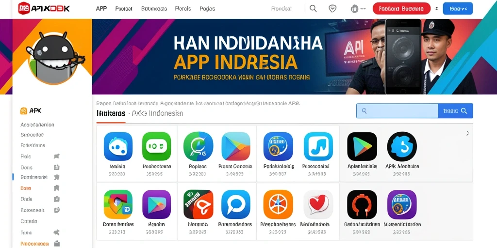 Tampilan utama dengan pilihan lagu yang beragam.