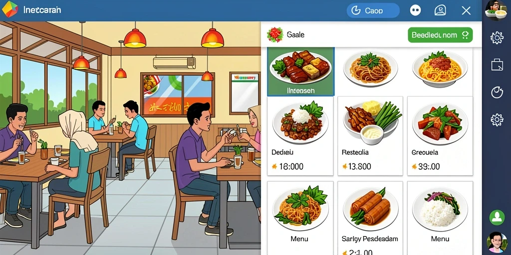 Tampilan antarmuka yang ramah pengguna.