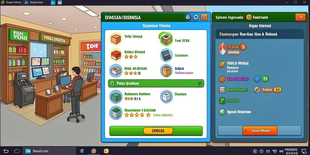 Screenshot menunjukkan tampilan utama permainan SERUBET.