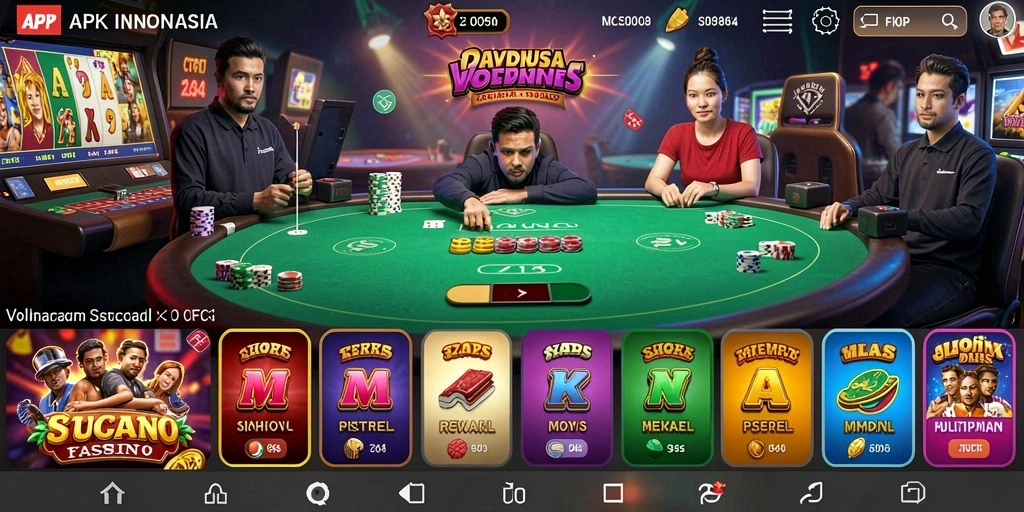 Tampilan utama aplikasi SLOTSIDR yang menarik.