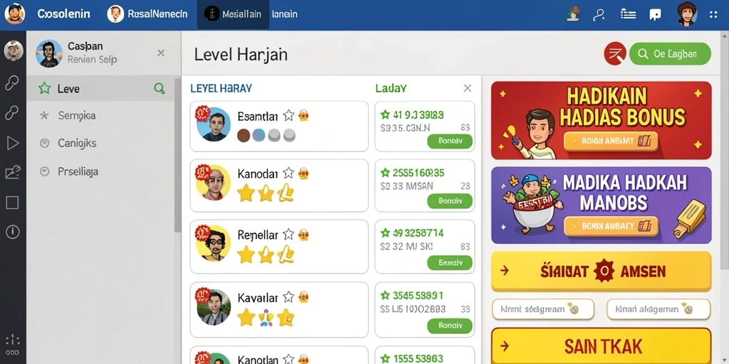 Tampilan antarmuka yang menarik dan user-friendly.